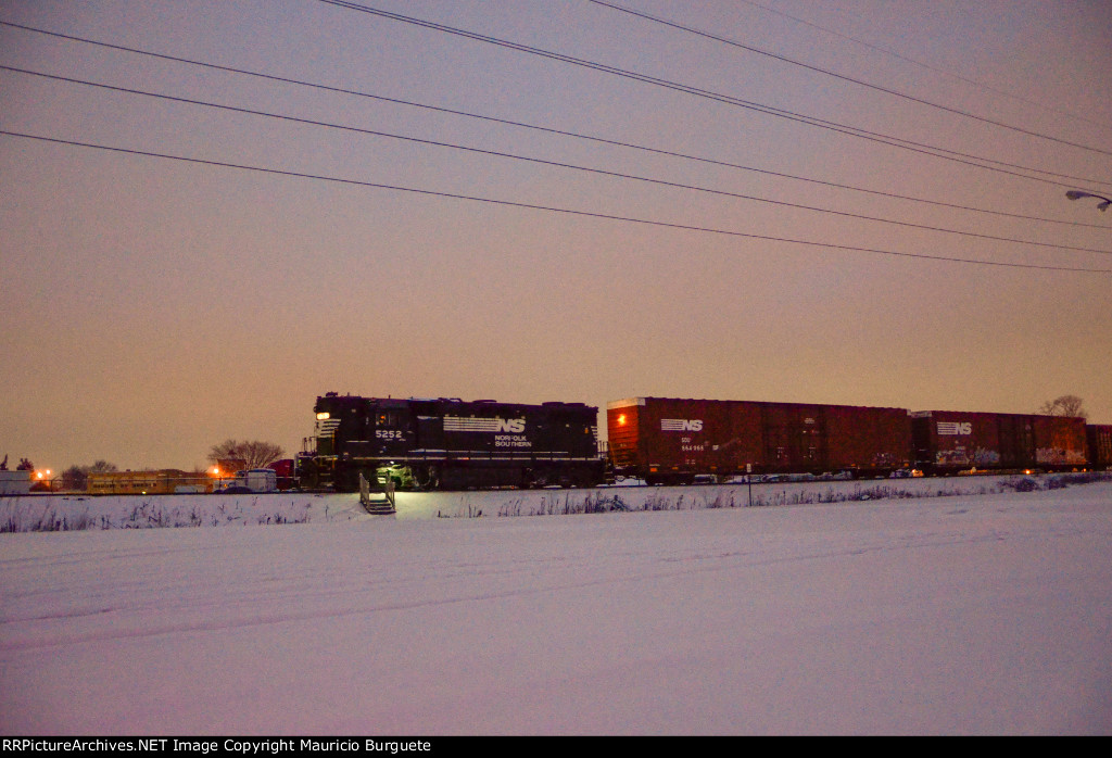 NS GP38-2 High nose Locomotive in the yard